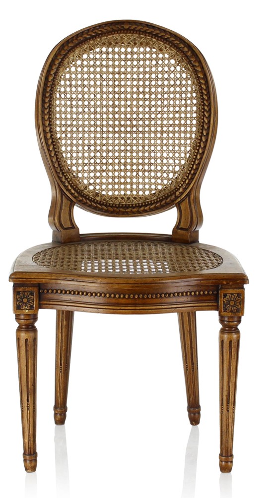 Chaise cannée Louis XVI Monceau
